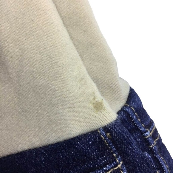 Three Seasons Maternity Distressed Straight Leg Jeans size Medium - Picture 4 of 5